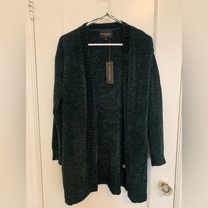 Ambiance Velvet Emerald Green Cardigan